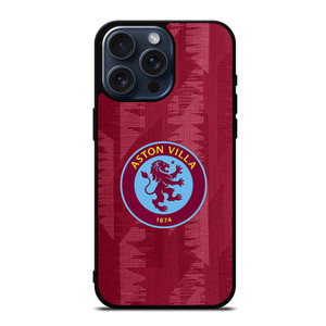ASTON VILLA FC FOOTBALL CLUB LOGO iPhone 15 Pro Max Case Cover