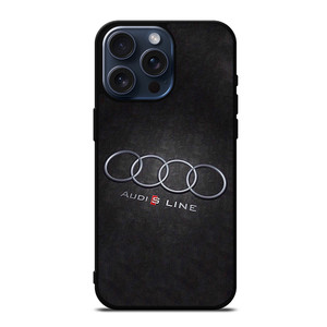 AUDI S LINE LOGO CAR ICON iPhone 15 Pro Max Case Cover