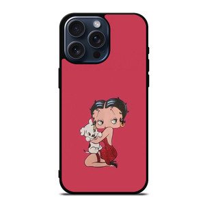 BETTY BOOP AND PUDGY CARTOON iPhone 15 Pro Max Case Cover