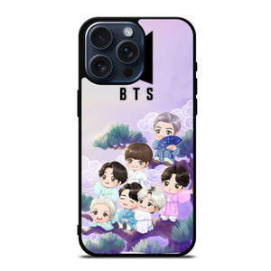 BTS BANGTAN BOYS KPOP KOREA CARTOON iPhone 15 Pro Max Case Cover