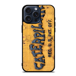 CATERPILLAR TRACTOR LOGO RUSTY EMBLEM iPhone 15 Pro Max Case Cover CATERPILLAR TRACTOR LOGO RUSTY EMBLEM iPhone 15 Pro Max Case Cover