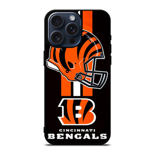 CINCINNATI BENGALS NFL FOOTBALL TEAM LOGO iPhone 15 Pro Max Case Cover
