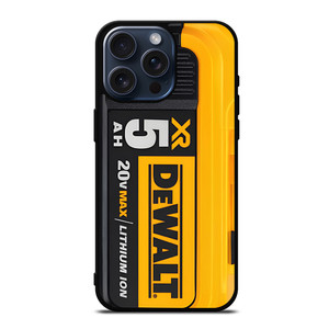 DEWALT TOOL BATTERY MAX XR 5AH iPhone 15 Pro Max Case Cover
