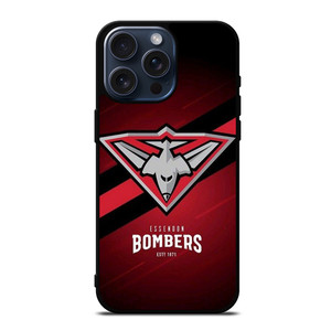 ESSENDON BOMBERS FOOTBALL CLUB LOGO iPhone 15 Pro Max Case Cover
