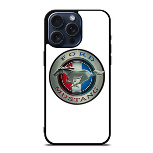 FORD MUSTANG LOGO CIRCLE iPhone 15 Pro Max Case Cover FORD MUSTANG LOGO CIRCLE iPhone 15 Pro Max Case Cover