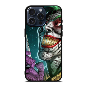 JOKER WITH CROWBAR DC BATMAN CARTOON iPhone 15 Pro Max Case Cover