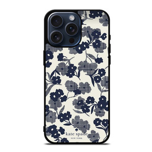 KATE SPADE NEW YORK BLUE FLORAL iPhone 15 Pro Max Case Cover