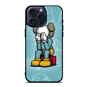 KAWS MASCOT ICON iPhone 15 Pro Max Case Cover KAWS MASCOT ICON iPhone 15 Pro Max Case Cover