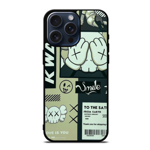 KAWS SMILE iPhone 15 Pro Max Case Cover