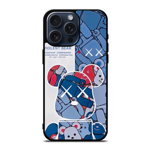 KAWS VIOLENT BEAR 2 iPhone 15 Pro Max Case Cover