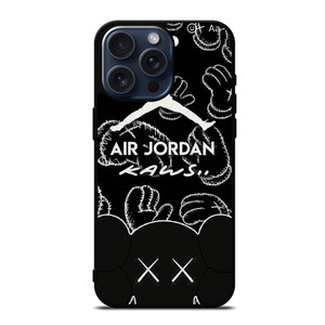 KAWS X AIR JORDAN LOGO iPhone 15 Pro Max Case Cover