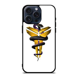 KOBE BRYANT BLACK MAMBA ICON iPhone 15 Pro Max Case Cover