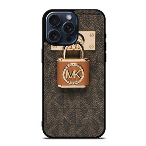 MICHAEL KORS MK LOGO PADLOCK iPhone 15 Pro Max Case Cover