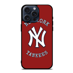 NEW YORK YANKEES BASEBALL LOGO RED iPhone 15 Pro Max Case Cover
