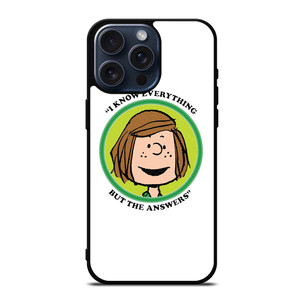 PEPPERMINT PATTY THE PEANUTS iPhone 15 Pro Max Case Cover
