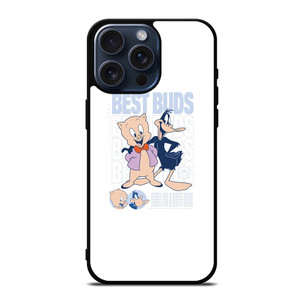 PORKY PIG AND DAFFY DUCKS BEST BUDS iPhone 15 Pro Max Case Cover