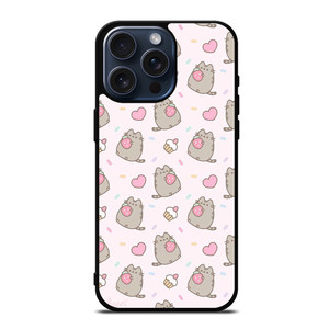 PUSHEEN CAT STRAWBERRY CAKE iPhone 15 Pro Max Case Cover