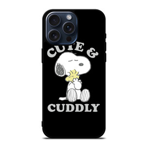 SNOOPY THE PEANUTS CUTE AND CUDDLY iPhone 15 Pro Max Case Cover