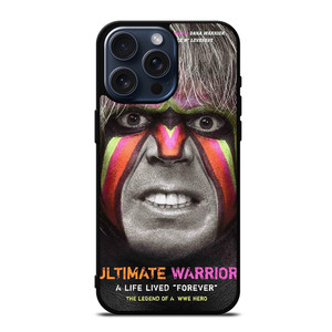 ULTIMATE WARRIOR WWE POSTER iPhone 15 Pro Max Case Cover ULTIMATE WARRIOR WWE POSTER iPhone 15 Pro Max Case Cover