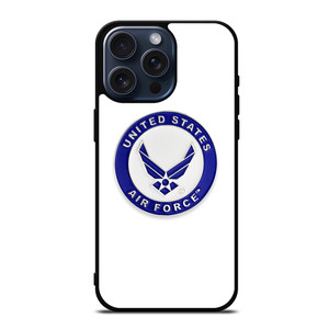US AIR FORCE UNITED STATES LOGO iPhone 15 Pro Max Case Cover