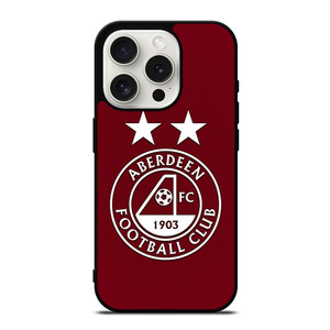 ABERDEEN FC LOGO SCOTLAND FOOTBALL CLUB iPhone 15 Pro Case Cover