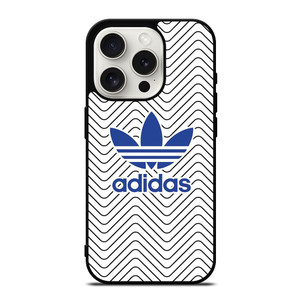 ADIDAS LOGO STRIPES WAVES iPhone 15 Pro Case Cover