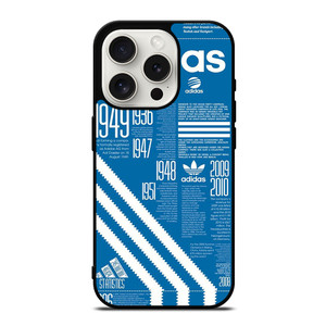 ADIDAS SHOES LOGO BLUE iPhone 15 Pro Case Cover