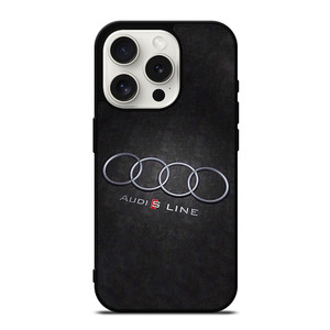 AUDI S LINE LOGO CAR ICON iPhone 15 Pro Case Cover AUDI S LINE LOGO CAR ICON iPhone 15 Pro Case Cover