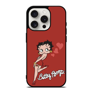 BETTY BOOP CARTOON LOVE iPhone 15 Pro Case Cover