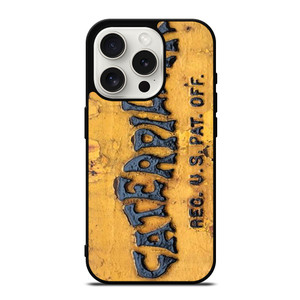 CATERPILLAR TRACTOR LOGO RUSTY EMBLEM iPhone 15 Pro Case Cover