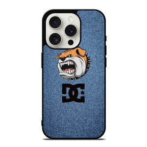 DC SKATE SHOES LOGO BULL DOG iPhone 15 Pro Case Cover