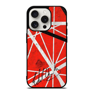 EDDIE VAN HALEN GUITAR SIGNATURE iPhone 15 Pro Case Cover