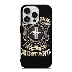 FORD MUSTANG LOGO DRIVE iPhone 15 Pro Case Cover