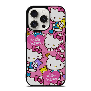 HELLO KITTY PINK iPhone 15 Pro Case Cover