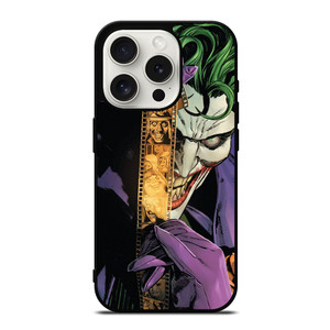 JOKER WITH FILM DC BATMAN CARTOON iPhone 15 Pro Case Cover