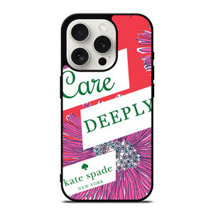 KATE SPADE NEW YORK CARE DEEPLY iPhone 15 Pro Case Cover