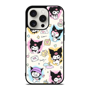 KUROMI SANRIO CARTOON KAWAII iPhone 15 Pro Case Cover