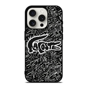 LACOSTE LOGO BLACK AND WHITE iPhone 15 Pro Case Cover