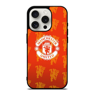 MANCHESTER UNITED FC LOGO RED DEVILS iPhone 15 Pro Case Cover