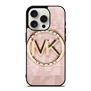 MICHAEL KORS LOGO MK PINK iPhone 15 Pro Case Cover