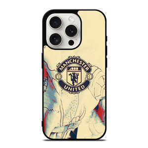 RED DEVILS MANCHESTER UNITED FC LOGO iPhone 15 Pro Case Cover