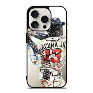 RONALD ACUNA JR 13 ATLANTA BRAVES iPhone 15 Pro Case Cover