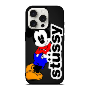 STUSSY MICKEY MOUSE iPhone 15 Pro Case Cover STUSSY MICKEY MOUSE iPhone 15 Pro Case Cover