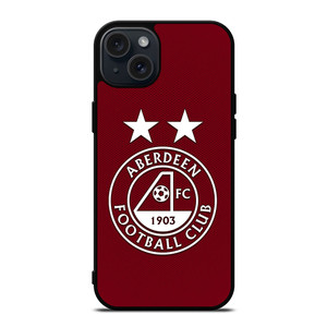 ABERDEEN FC LOGO SCOTLAND FOOTBALL CLUB iPhone 15 Plus Case Cover