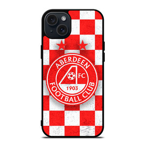 ABERDEEN FC LOGO SPFL FOOTBALL CLUB iPhone 15 Plus Case Cover