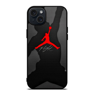AIR JORDAN NIKE LOGO FLIGHT iPhone 15 Plus Case Cover