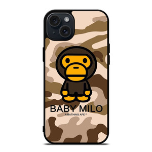 BABY MILO CAMO BAPE BATHING APE iPhone 15 Plus Case Cover