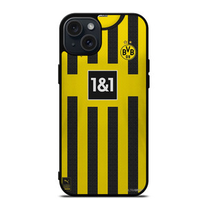BORUSSIA DORTMUND BVB FOOTLBALL JERSEY iPhone 15 Plus Case Cover