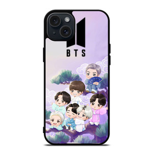 BTS BANGTAN BOYS KPOP KOREA CARTOON iPhone 15 Plus Case Cover