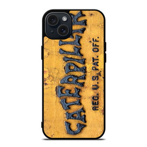 CATERPILLAR TRACTOR LOGO RUSTY EMBLEM iPhone 15 Plus Case Cover CATERPILLAR TRACTOR LOGO RUSTY EMBLEM iPhone 15 Plus Case Cover